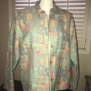 COLDWATER CREEK/Multicolored Jacket